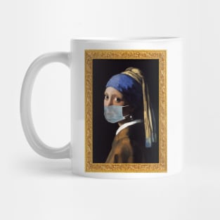 Coronavirus The Girl with a Pearl Earring Mug